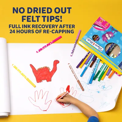 Obrázek produktu pro PAPER MATE Filzstifte Kids Colouring Bunt 24er M Blister