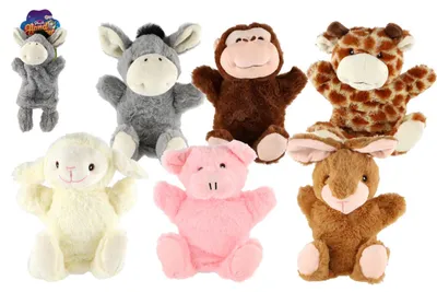 Produktbild von Plüsch-Handpuppe „Tierchen“, 30 cm, 6 verschiedene Modelle, ab 18 Monaten