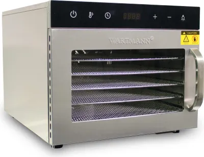 Obrázek produktu pro Wartmann Sušička potravin - 6 vrstev - stříbrná - WM-2206 DH