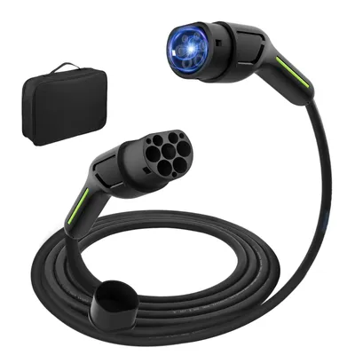 Produktbild von Junsun EV Ladegerät 22 kW Typ 2 - 5 m Kabel 3-phasig 6-32 A einstellbar