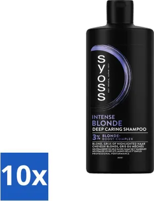 Produktbild von SYOSS - Blond - Shampoo - Langanhaltendes Styling - 440ml - Vorteilspack - 10 Stücke