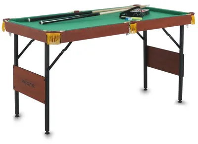 Produktbild von Pegasi Billardtisch 5ft Foldy - Billardtisch 5ft - Tischbillard - Zusammenklappbar - Pool Table für Erwachsene - Indoor -  - Holz -  Grün