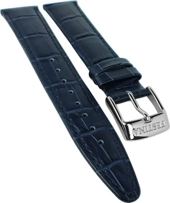 Produktbild von Festina Automatik → Uhrenarmband 20mm Leder in blau → F16974 F16975/2