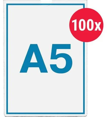 Produktbild von Esselte 47775, A5, Polypropylen (PP), Transparent, 155 mm, 215 mm, 1 mm