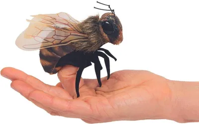 Produktbild von Folkmanis 2790 Fingerpuppe Biene