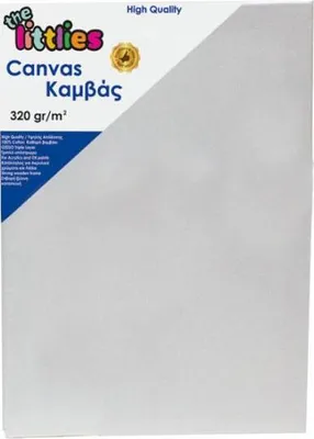 Zdjęcie produktu dla płótno 320 g/m² 40 x 40 cm jasnoszary