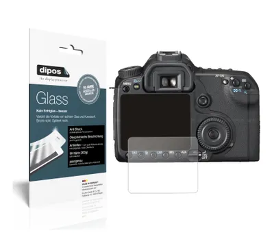 Produktbild von 1x Schutzfolie für Canon Eos 50D matt - Anti-Shock 9H Folie dipos Glass Kunststoffglas