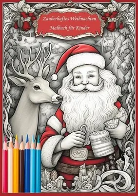 Produktbild von Zauberhaftes Weihnachten Malbuch für Kinder