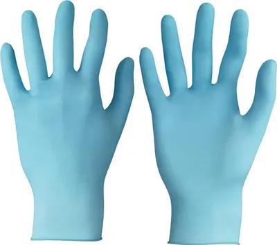 Image de ANSELL 100x gants à usage unique TouchNTuff 92-670 taille 9,5-10 bleu clair nitrile - 92-670-9,5-10