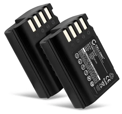 Image de CELLONIC 2x Batterie pour Appareil photo Compatible avec Panasonic Lumix G9, Lumix GH5S, Lumix DC-S5DH, DMW-BLK22 - (2250mAh, 7.4V)
