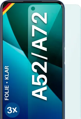 Produktbild von moex® 3x Schutzfolie kompatibel mit Oppo A52 / A72 - Displayschutzfolie dünn Folie, Klar
