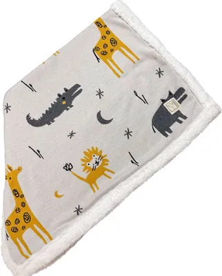 Produktbild von Kaiser Babydecke Zoo Winter in Strickoptik mit kuschelweichem