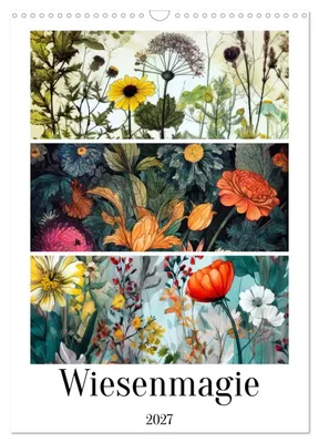 Produktbild von Wiesenmagie (Wandkalender 2027 DIN A3 hoch), CALVENDO Monatskalender