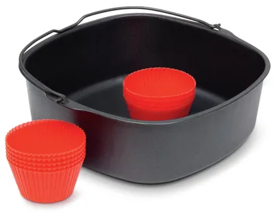 Produktbild von Philips Back-Kit Backform + 9 Muffinformen Zubehör für Airfryer XL HD9240, HD9260 (HD9945/01)