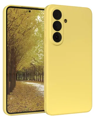 Produktbild von EAZY CASE - TPU Hülle für Samsung Galaxy S26 Plus, TPU Case stoßfeste Handyhülle, weiches Cover mit Kameraschutz, Silikonhülle in Gelb
