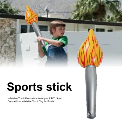 Produktbild von Aufblasbare Taschenlampe Dekorative wasserdichte PVC Sportwettbewerb aufblasbares Tortenspielzeug für Veranda