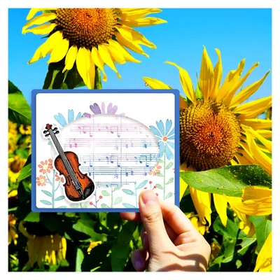 Produktbild von Transparente Stempel und Matrizen für Musikthemen in der Kartenherstellung