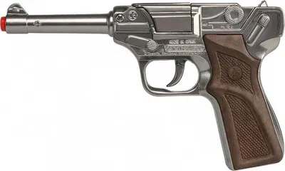 Immagine prodotto di Pistola della polizia in metallo argentato 8 colpi