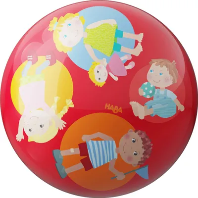 Produktbild von Haba 301998 - Buntball Kindergarten Freunde Spielball Ball - bunt 21 cm Vinyl für Indoor und Outdoor Aktivitäten