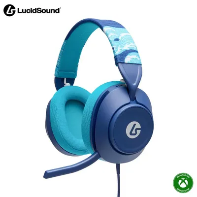 Produktbild von PowerA XBHS0541, Kabelgebunden, 20 - 20000 Hz, Gaming, 246,3 g, Kopfhörer, Blau