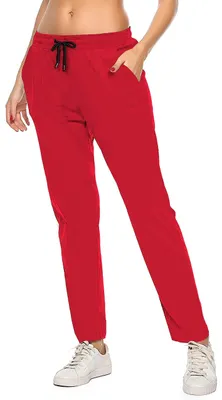 Produktbild von Damen-Sportleggings – Jogginghose aus Baumwolle mit elastischem Bund