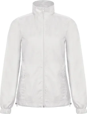 Produktbild von B&C JWI61 | Leichte Damen Windjacke ID.601 - Farbe: White - Größe: XS