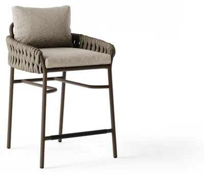 Produktbild von 2er Set Suns Fiavé Barhocker Aluminium/Rope