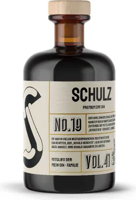 Produktbild von Mein Gin - Schulz Premium Dry Gin No19 - Der Schulz Gin 0,5L (41% Vol)