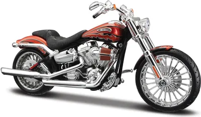 A model of a Harley Davidson motorcycle.