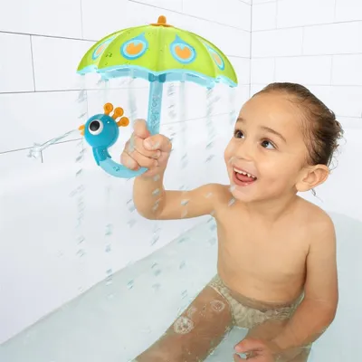 Produktbild von Yookidoo Pfau Regenschirm Grün