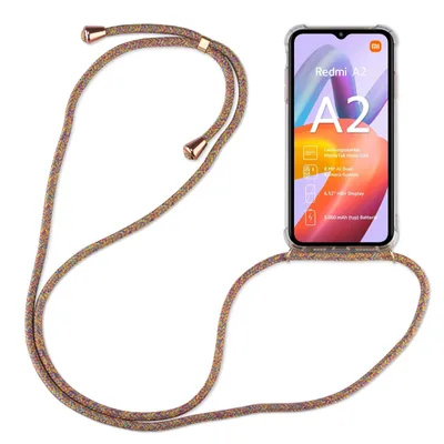 Produktbild von Handykette für Xiaomi Redmi A2 Handyhülle mit Band Hülle mit Kordel Handy Tasche Rainbow