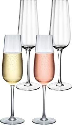 Obrázok produktu pre Villeroy & Boch Rose Garden sada 4 pohárov na šampanské, poháre 120 ml