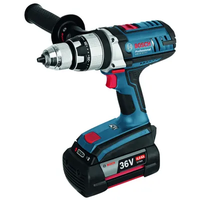 Produktbild von Bosch GSB 36 VE-2-LI, Lithium-Ion (Li-Ion), Schwarz, Bordeaux