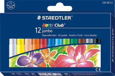 Produktbild von Ölpastellkreide Noris Club jumbo 12-er Etui Packung mit 10 Stück