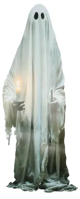 Halloween Geister-Fensteraufkleber, 113,5 cm, PVC, weiß