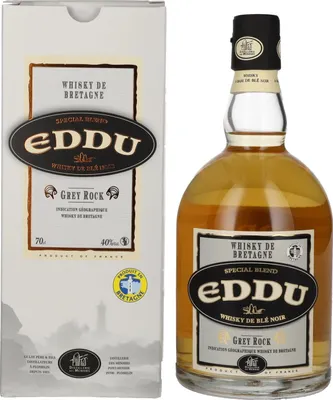 Image de Eddu Grey Rock Special Blend Whisky 40% Vol. 0,7l en boîte cadeau