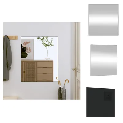 Image de vidaXL Miroir mural 50x60 cm Verre Rectangulaire - Miroir