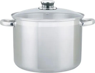 Obrázok produktu pre Hrniec veľký XXL nerez so sklenenou pokrievkou Gastro cca 10 l