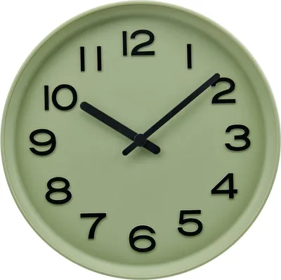 Image de Atlanta 4542/6 Atlanta Green Horloge murale vert clair