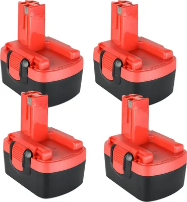 Immagine prodotto di Batteria di ricambio BOSCH, capacità 3500mAh, tensione 14,4V, 4 pezzi