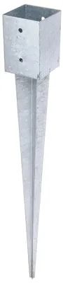 Produktbild von Alberts Einschlag-Bodenhülse für Vierkantholzpfosten feuerverzinkt 101 x 101 mm Gesamtlänge 900 mm