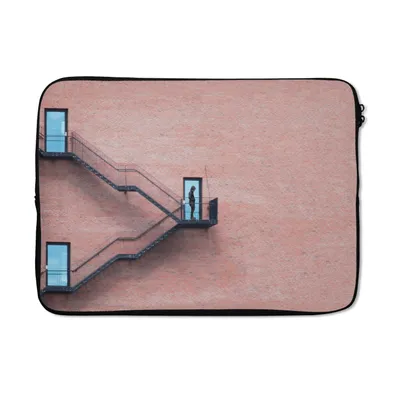 Produktbild von MuchoWow® Laptop Hülle 13 Zoll Tür - Wand - Treppe - Architektur Laptoptasche - Laptophülle - Sleeve - Rundumschutz