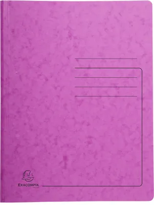 Image de Exacompta 240227E Classeur à spirale - A4, 300 feuilles, carton Colorspan, 355 g/qm, rose