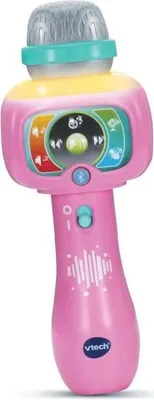 Image de Micro Magic'Fun VTECH Rose, Jouet Musical Enfant 2-5 Ans, Bluetooth, Fonction Magic'Voice
