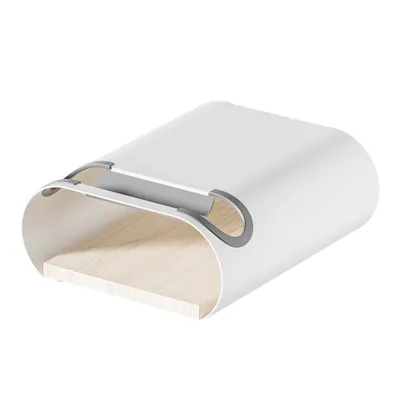 Produktbild von Nástenný držiak na bicykel Wiltec biely 25,6 x 30 x 11,4 cm do 25 kg, univerzálny držiak na bicykel, odpruženie bicykla Ø 55 mm horná trubka a 500 mm šírka riadidiel