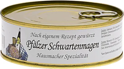 Produktbild von Pfälzer Schwartenmagen – Hausmacher Spezialität aus Schweinefleisch 200 g