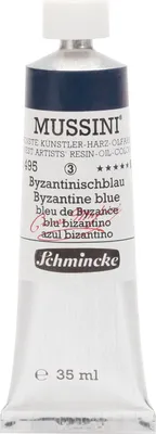 Produktbild von Schmincke 35ml MUSSINI Byzantinischblau Öl 10 495 009
