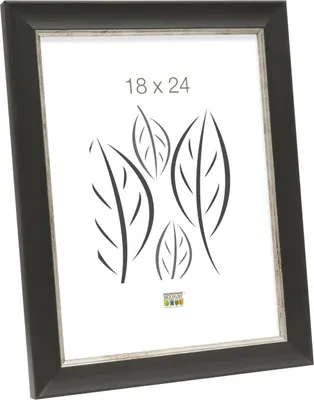 Zdjęcie produktu dla Czarna ramka z tworzywa sztucznego 13,0 x 18,0 cm S45WF