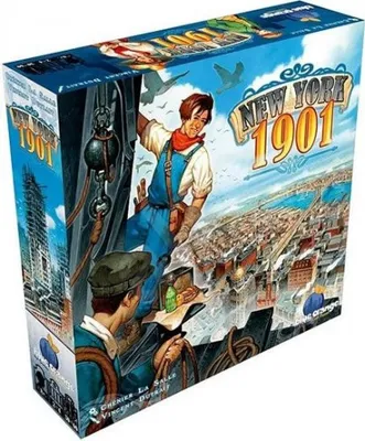 Produktbild von New York 1901 Brettspiel – Strategisches Aufbauspiel zum Bau ikonischer Wolkenkratzer