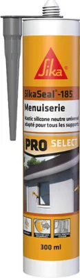 Produktbild von Silikonkitt SIKA Sikaseal-185 Schreinerei - Grau - 300ml